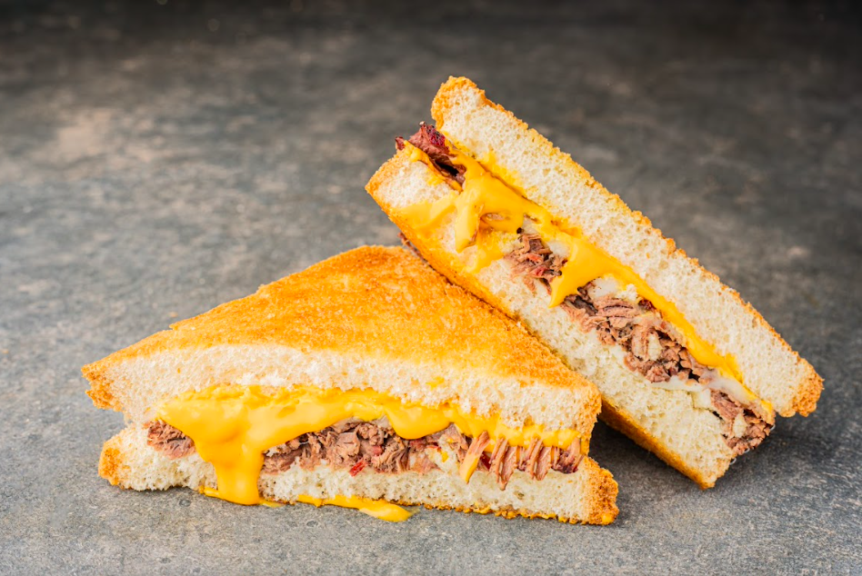 برسكت جرليد شييز -Brisket Grilled Cheese